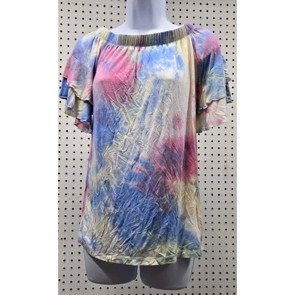 Simply Southern Womens Sz S Tie Dye T Shirt Short Sleeve